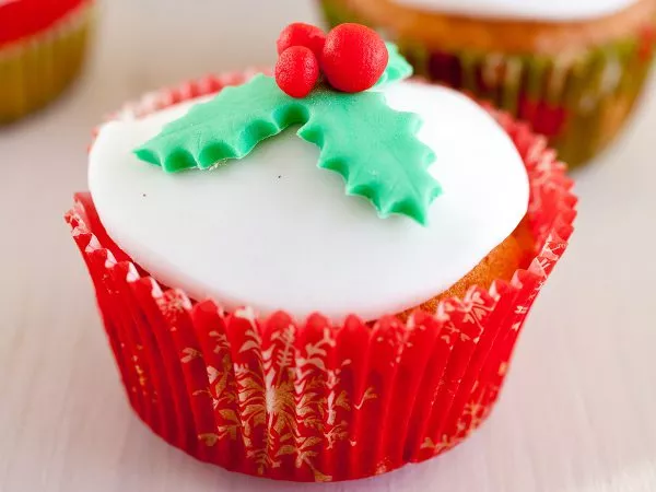 Kerst cupcakes