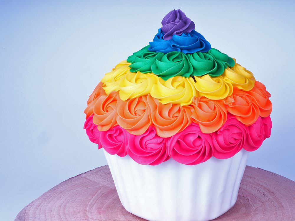 Giant Cupcake Masterclass! With Rainbow Frosting | My Cupcake Addiction -  YouTube