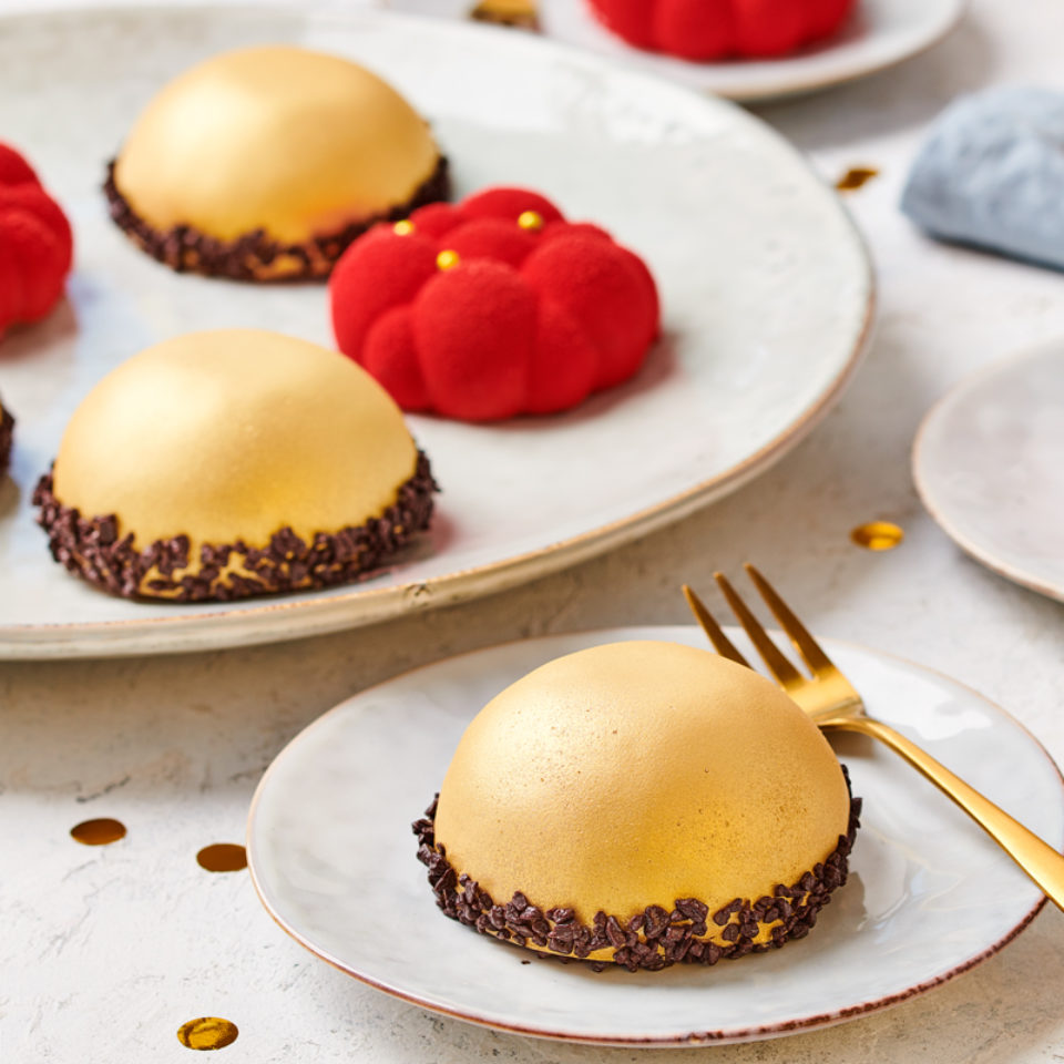 Gouden gebakjes