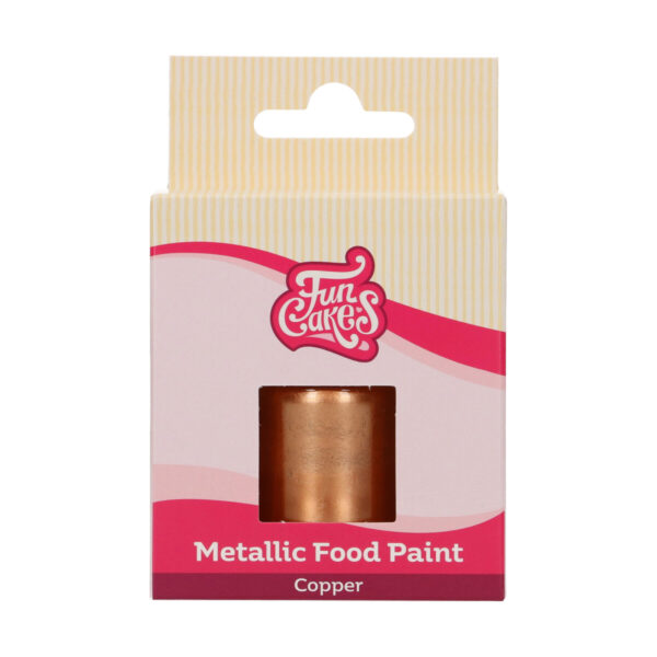 F45155 FunCakes Metallic Food Paint Copper Packshot