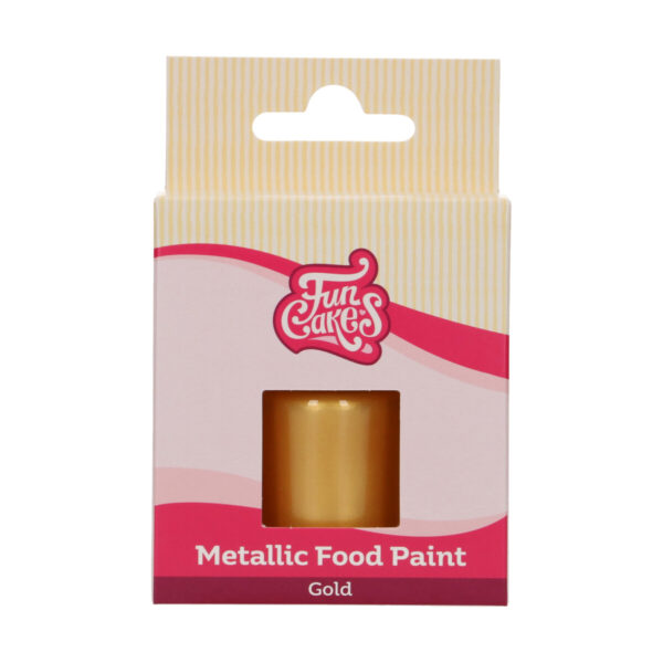 F45199 FunCakes Metallic Food Paint Gold Packshot