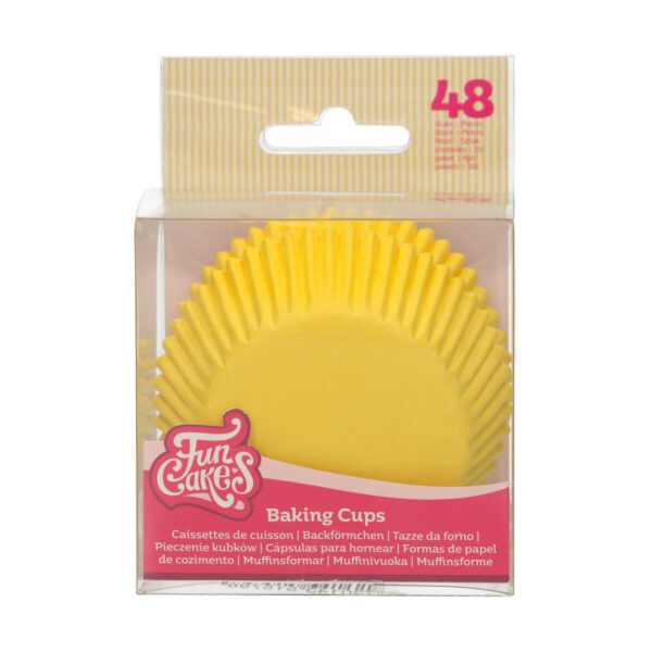 F84105 FunCakes Baking Cups Yellow