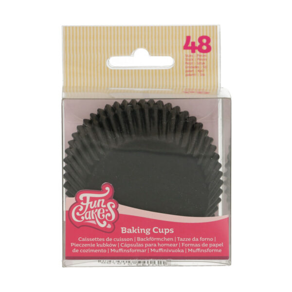 F84150 FunCakes Baking Cups Black