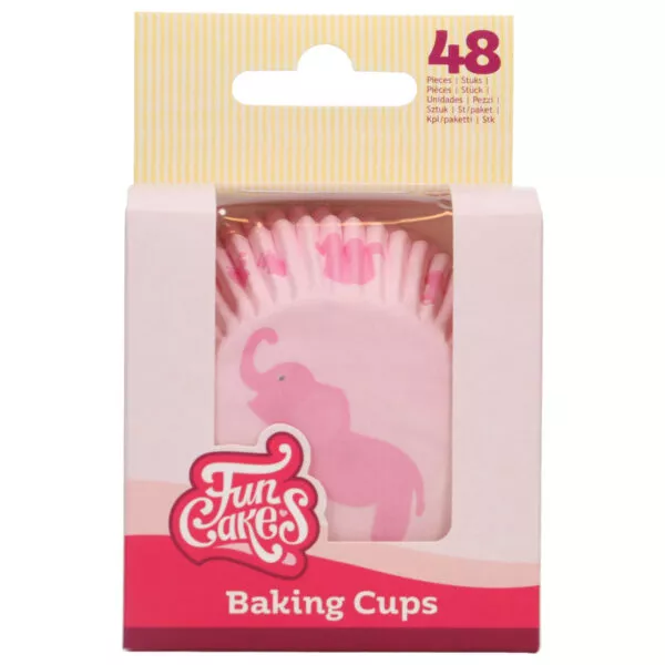 Caissettes à Cupcakes Bébé Rose