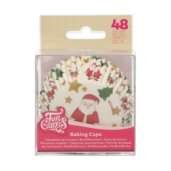 F84300 FunCakes Baking Cups Christmas