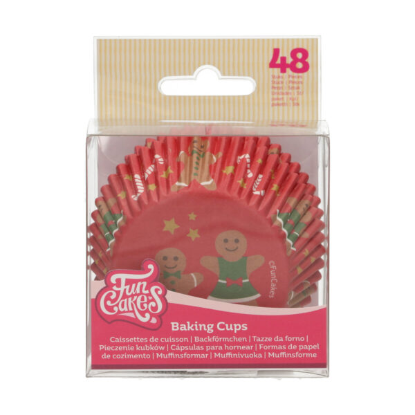 F84305 FunCakes Baking Cups Gingerbread