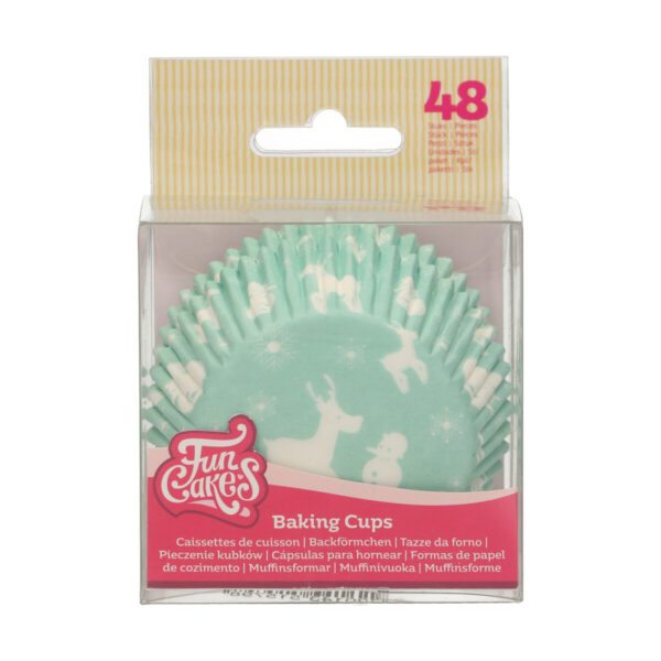 F84315 FunCakes Baking Cups Winter Wonderland