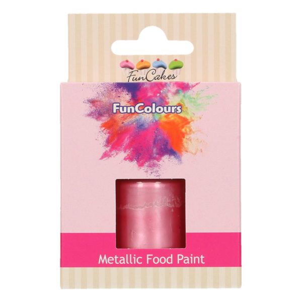 FC50362 FunCakes FunColours Metallic Food Paint Baby Pink FunCakes FunColours Metallic Food Paint Baby Pink