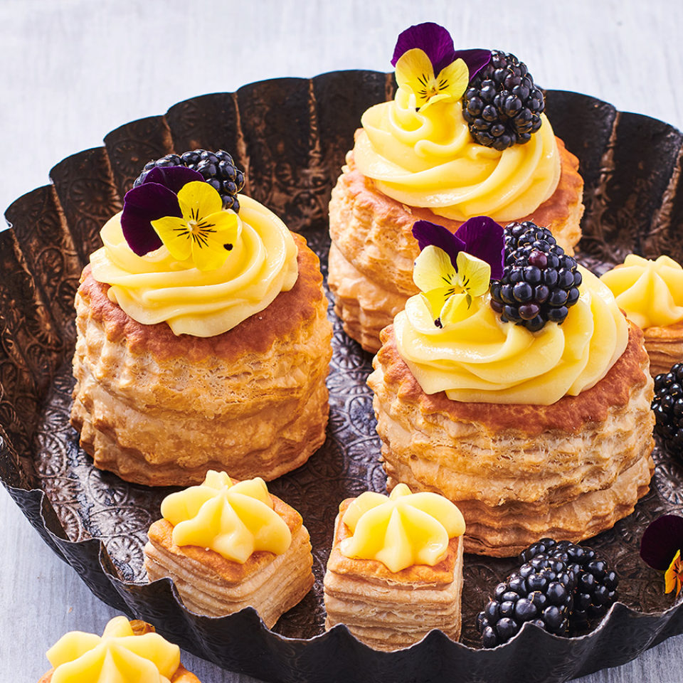 Crème patisserie pastries