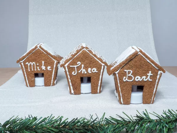 Mini gingerbread houses