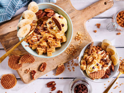 Caramel Cake Bowl Caramel Cake Bowl