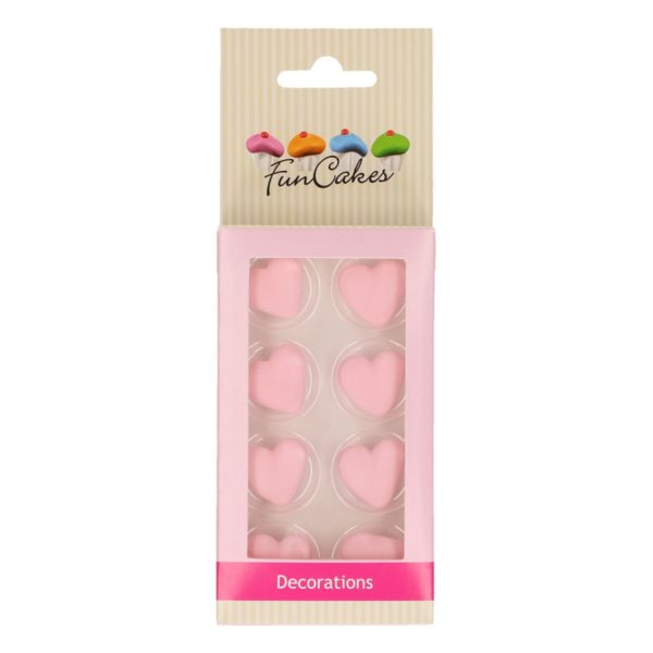 FC71033 Suikerdecoratie Hartjes Roze FC71033 Suikerdecoratie Hartjes Roze