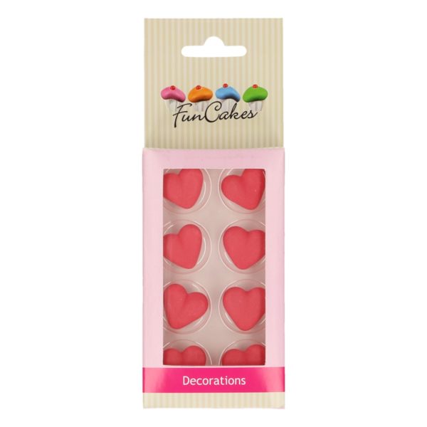FC71034 Suikerdecoratie Hartjes Rood FC71034 Suikerdecoratie Hartjes Rood