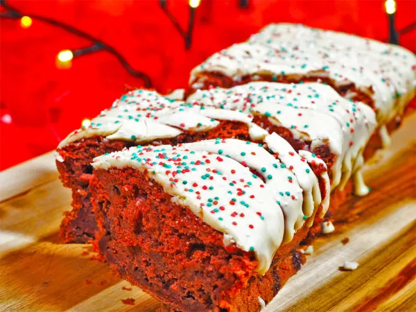 Red velvet banana bread