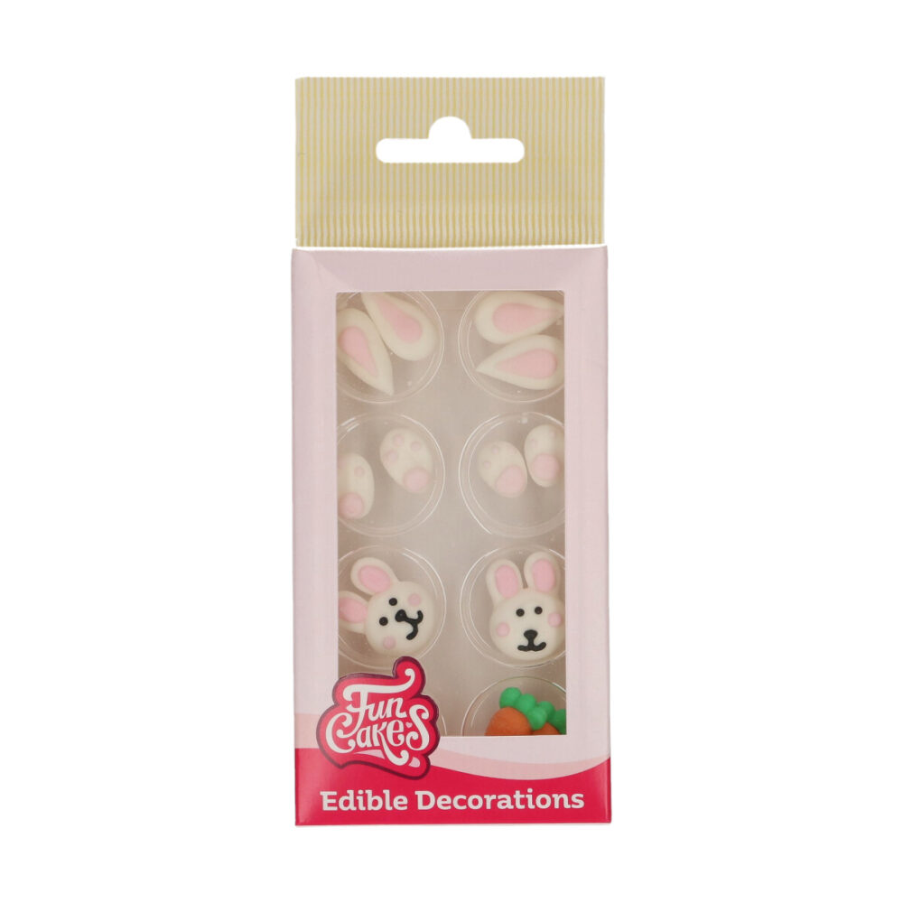 F50260 FunCakes Edible Decorations Pasen Set8 Sugar Decorations Easter