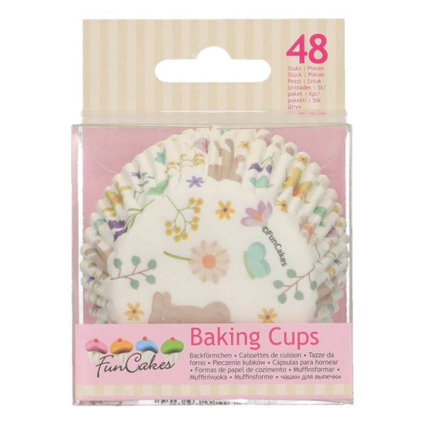 FC4203 FunCakes Baking Cups Spring Animal Pk48