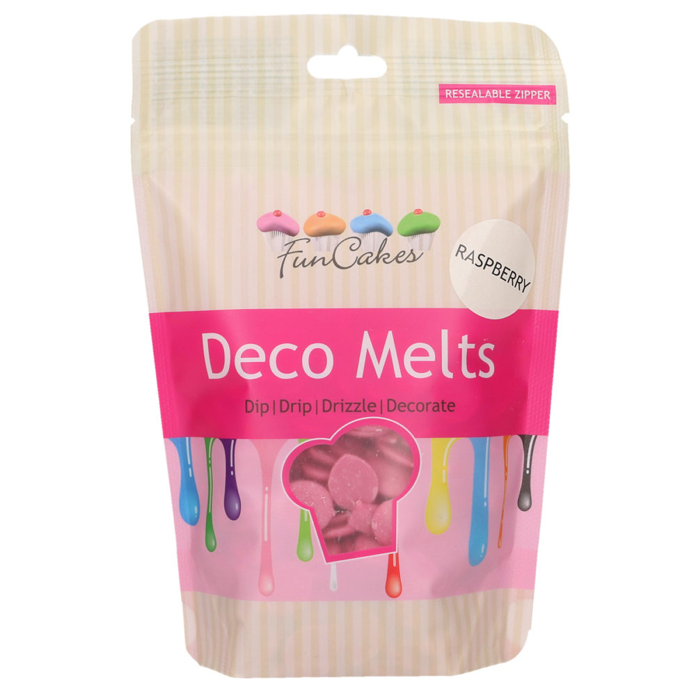 FC43115 FunCakes Deco Melts Flavoured Raspberry