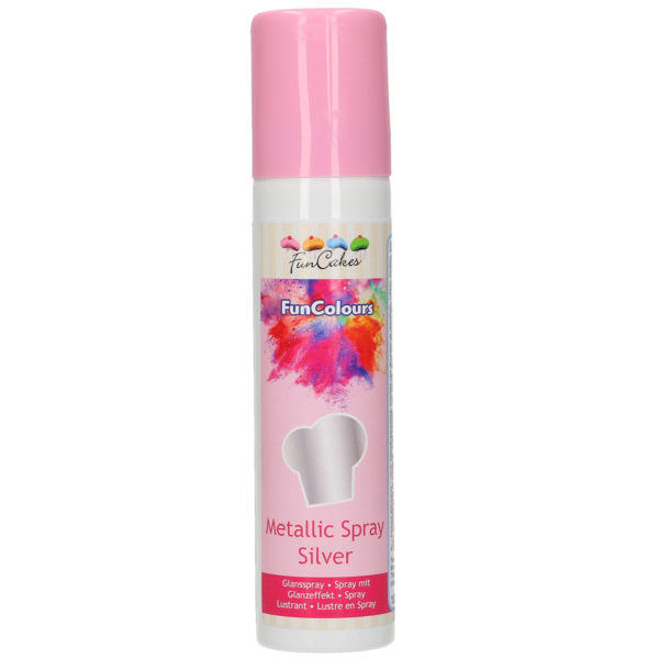 FC52510 FunCakes Metallic Spray Silver