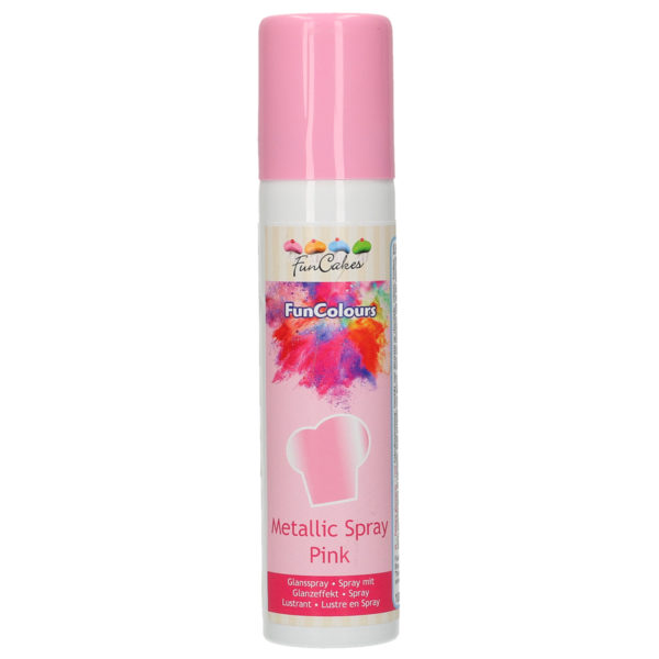 FC52535 FunCakes Metallic Spray Pink