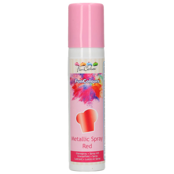 FC52540 FunCakes Metallic Spray Red