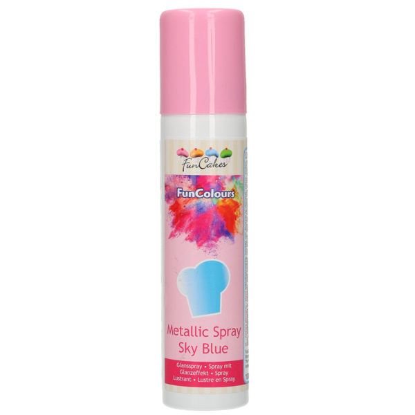 FC52550 FunCakes Metallic Spray Sky Blue