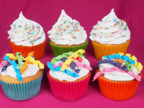 Carnaval cupcakes