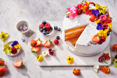 Edible Flower Cake
