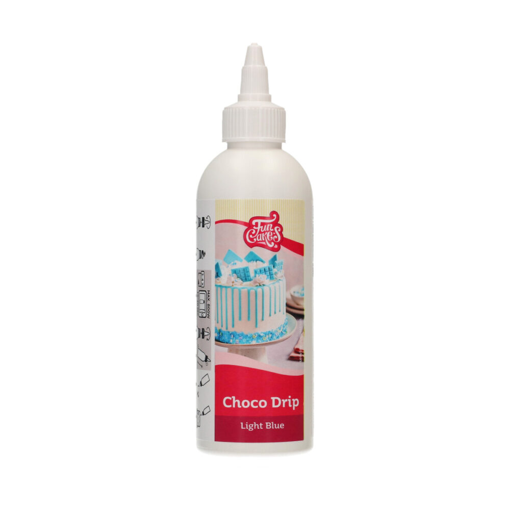F54220 FunCakes Choco Drip Light Blue Choco Drip Lichtblauw