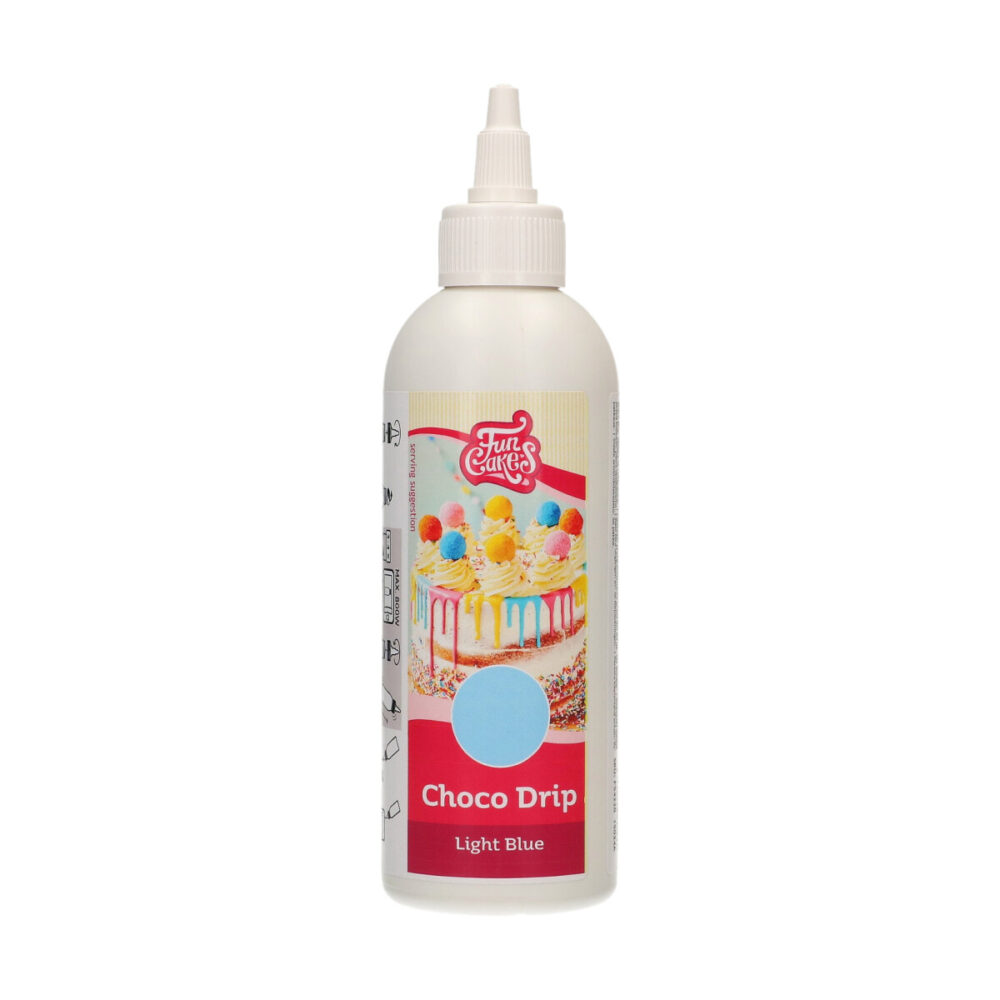F54220 FunCakes Choco Drip Light Blue Choco Drip Light Blue