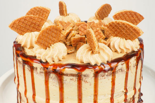 Stroopwafeltaart