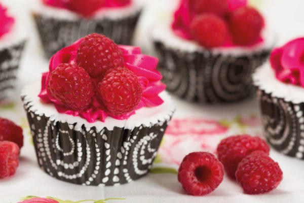 Frambozen Cupcakes