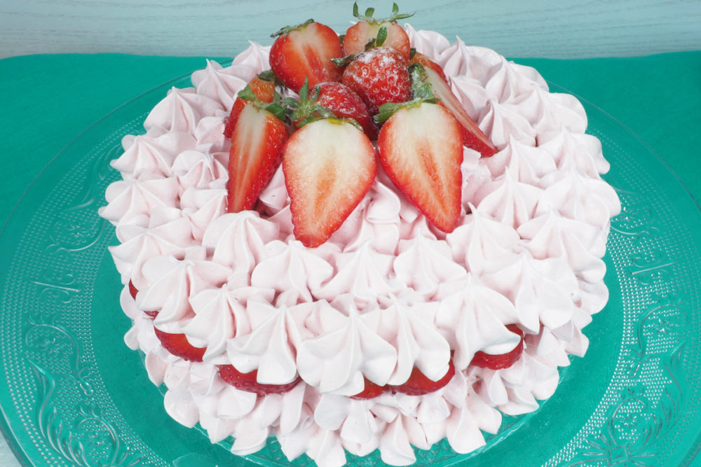 Meringue Taart Strawberry meringue pie