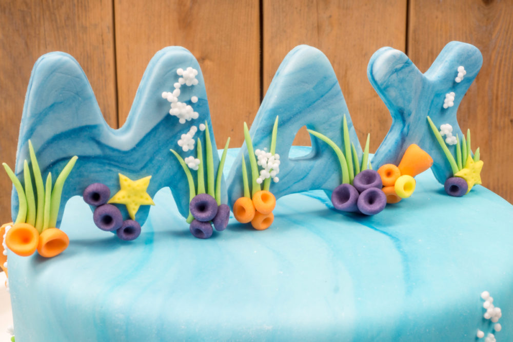 Onderwater Topper Underwater world lettertopper