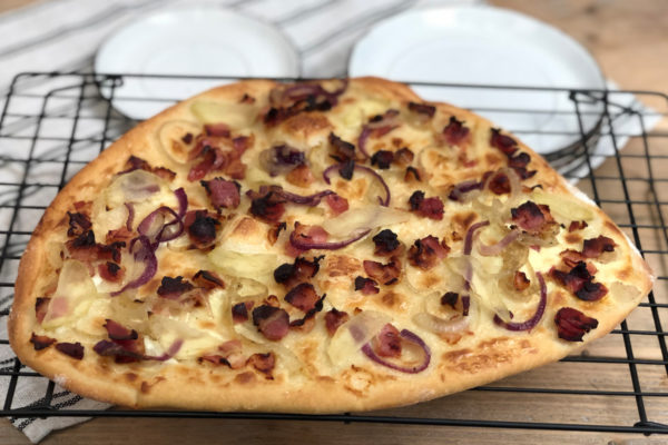 Flammkuchen Bacon