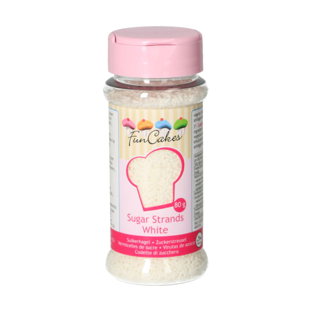 G42201 FunCakes Sugar Strands White