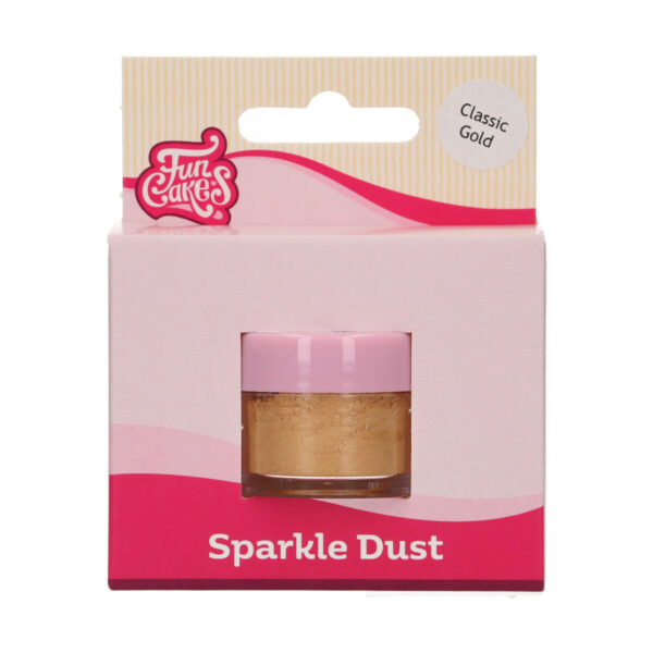 F41130 FunCakes Sparkle Dust Classic Gold Packshot