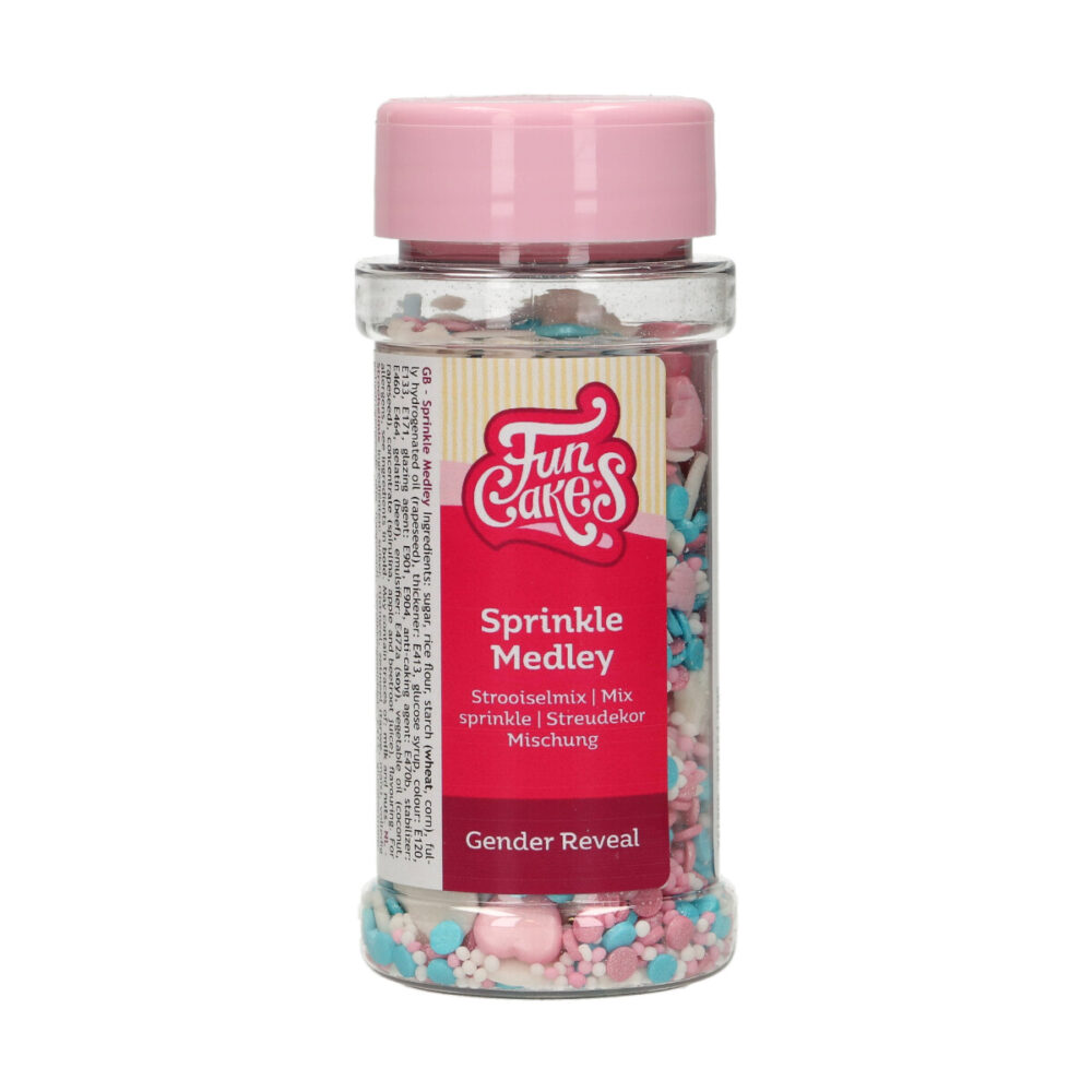 F51200 FunCakes Sprinkle Medley Gender Reveal 65g Sprinkle Medley Gender Reveal