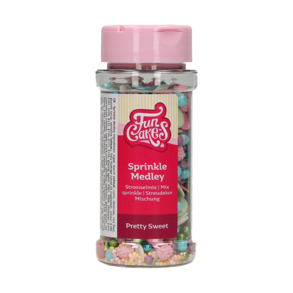 FunCakes Sprinkle Medley Pretty Sweet 65 g - Teresa Muntané - Cake Designer