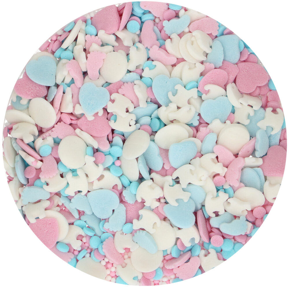 F51425 FunCakes Sprinkle Medley Gender Reveal Sprinkles