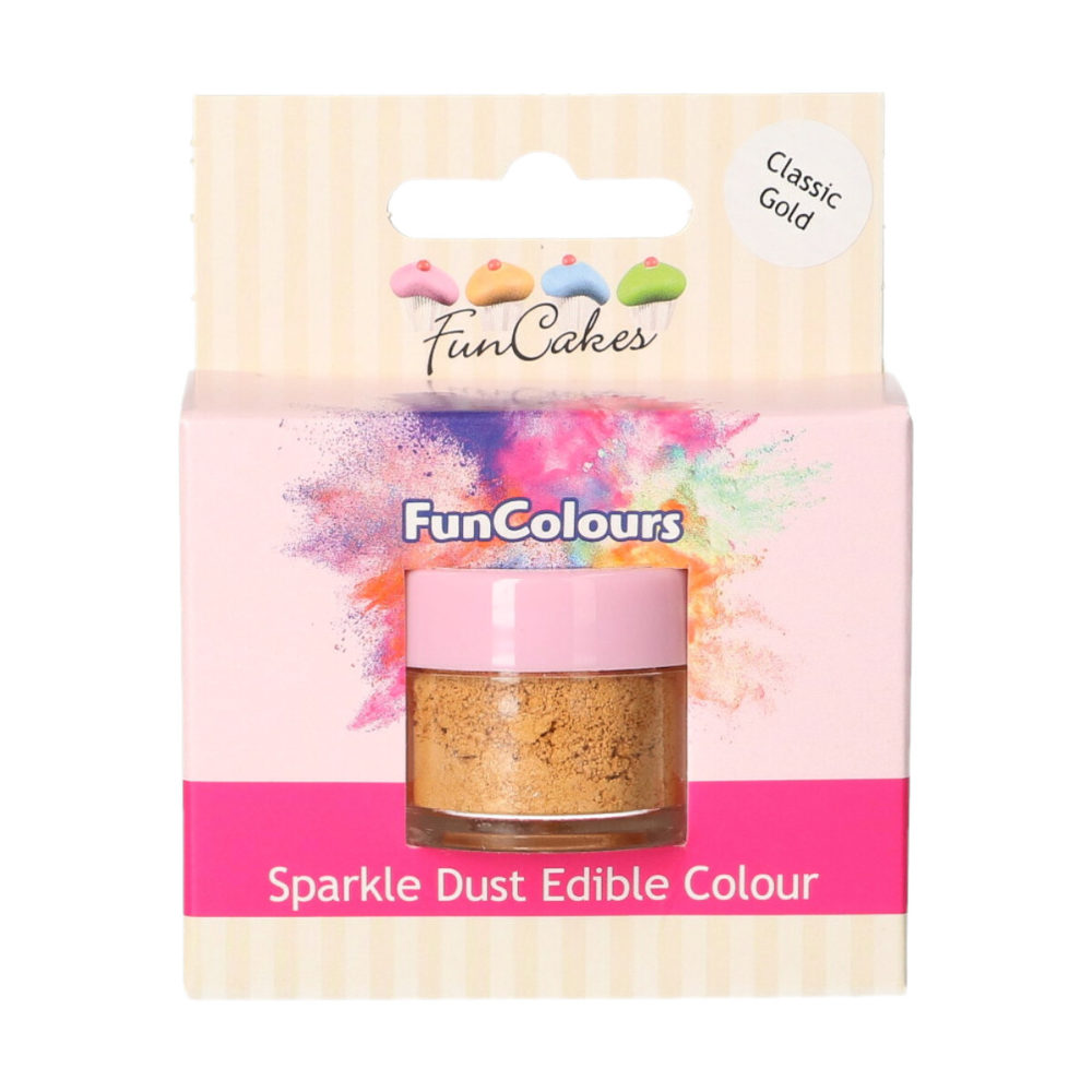 FC50970 FunCakes Sparkle Dust Classic Gold FunCakes Sparkle Dust Classic Gold