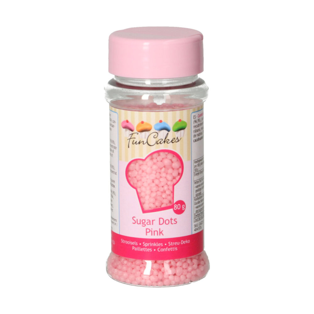 G42211 FunCakes Sugar Dots Pink