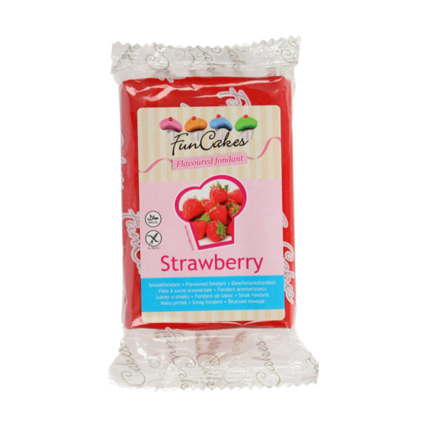 FC96250 FunCakes Flavoured Fondant Strawberry 2020