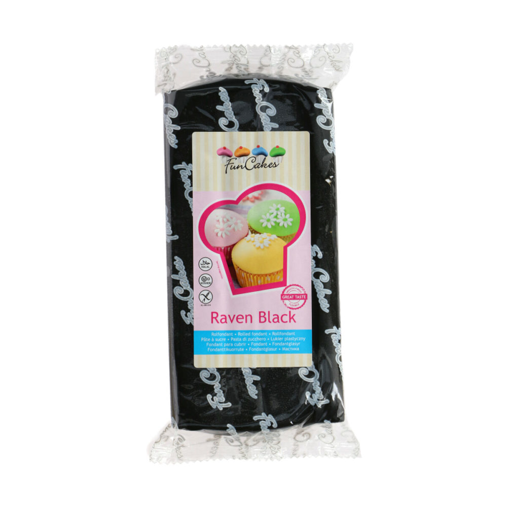 FC97510 FunCakes Fondant Raven Black 1kg 2020