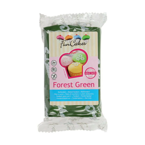 FC97915 FunCakes Fondant Forest Green 250g 2020