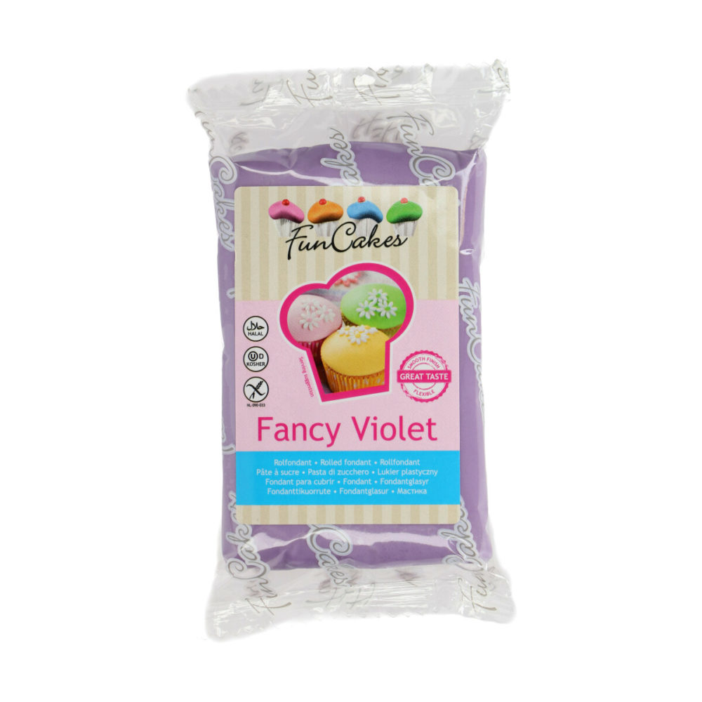 FC97945 FunCakes Fondant Fancy Violet 250g 2020