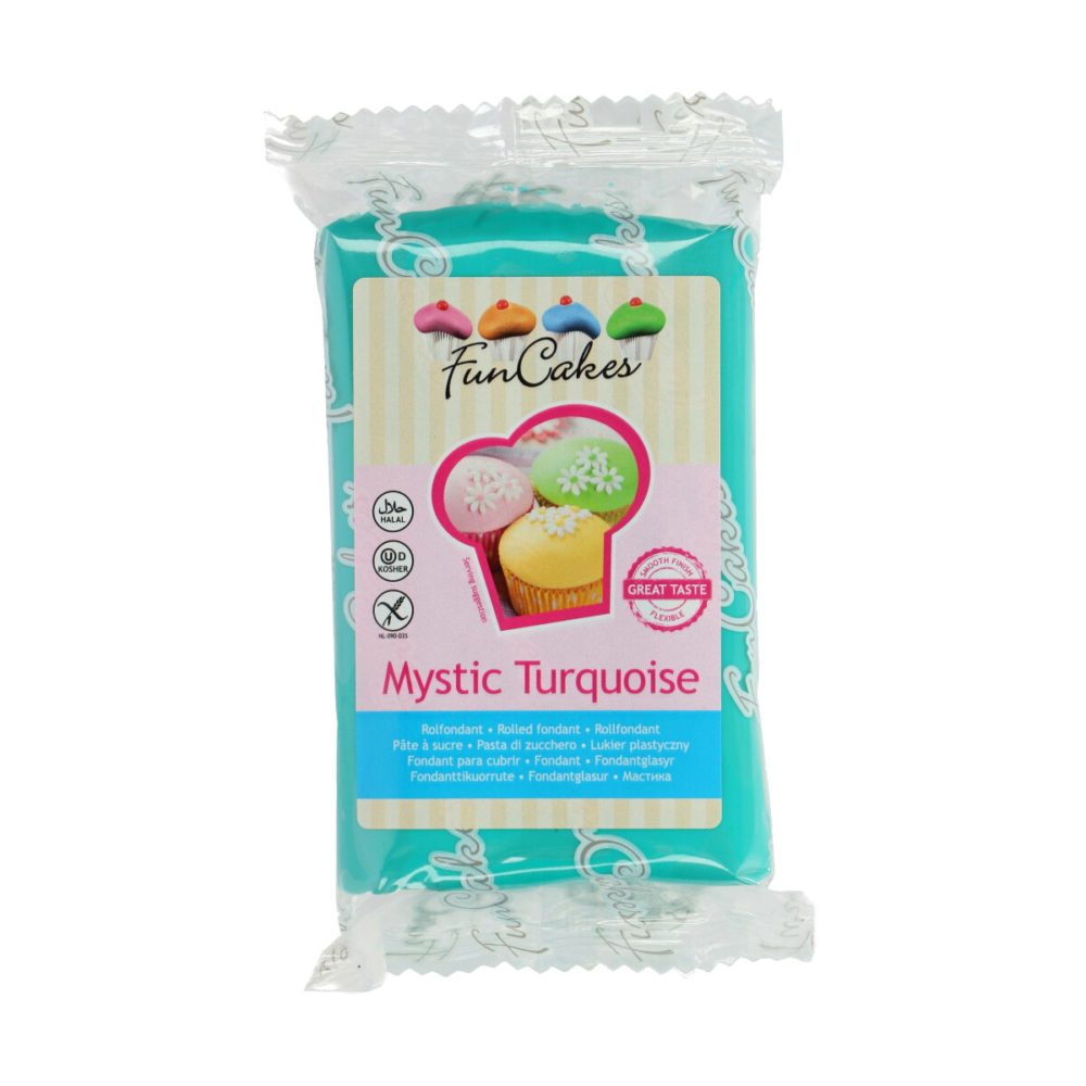 FC97949 FunCakes Fondant Mystic Turquoise 250g 2020