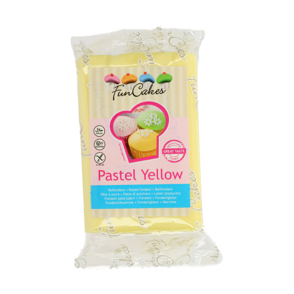 FC97985 FunCakes Fondant Pastel Yellow 2020