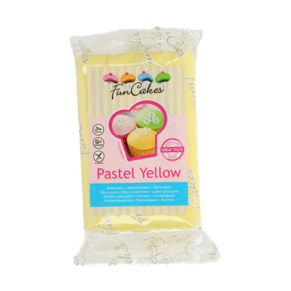 FC97985 FunCakes Fondant Pastel Yellow 2020