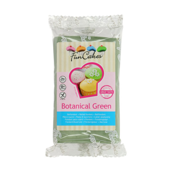 FC97995 FunCakes Fondant Botanical Green