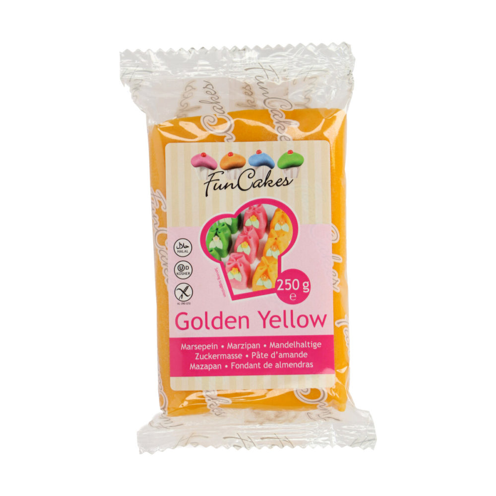 FC99525 FunCakes Marzipan Golden Yellow 2020